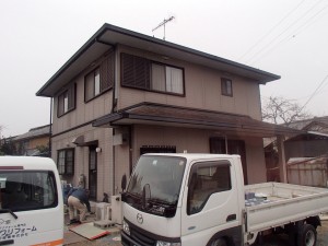 笠岡市　屋根・外壁塗装リフォーム工事(施工前2）